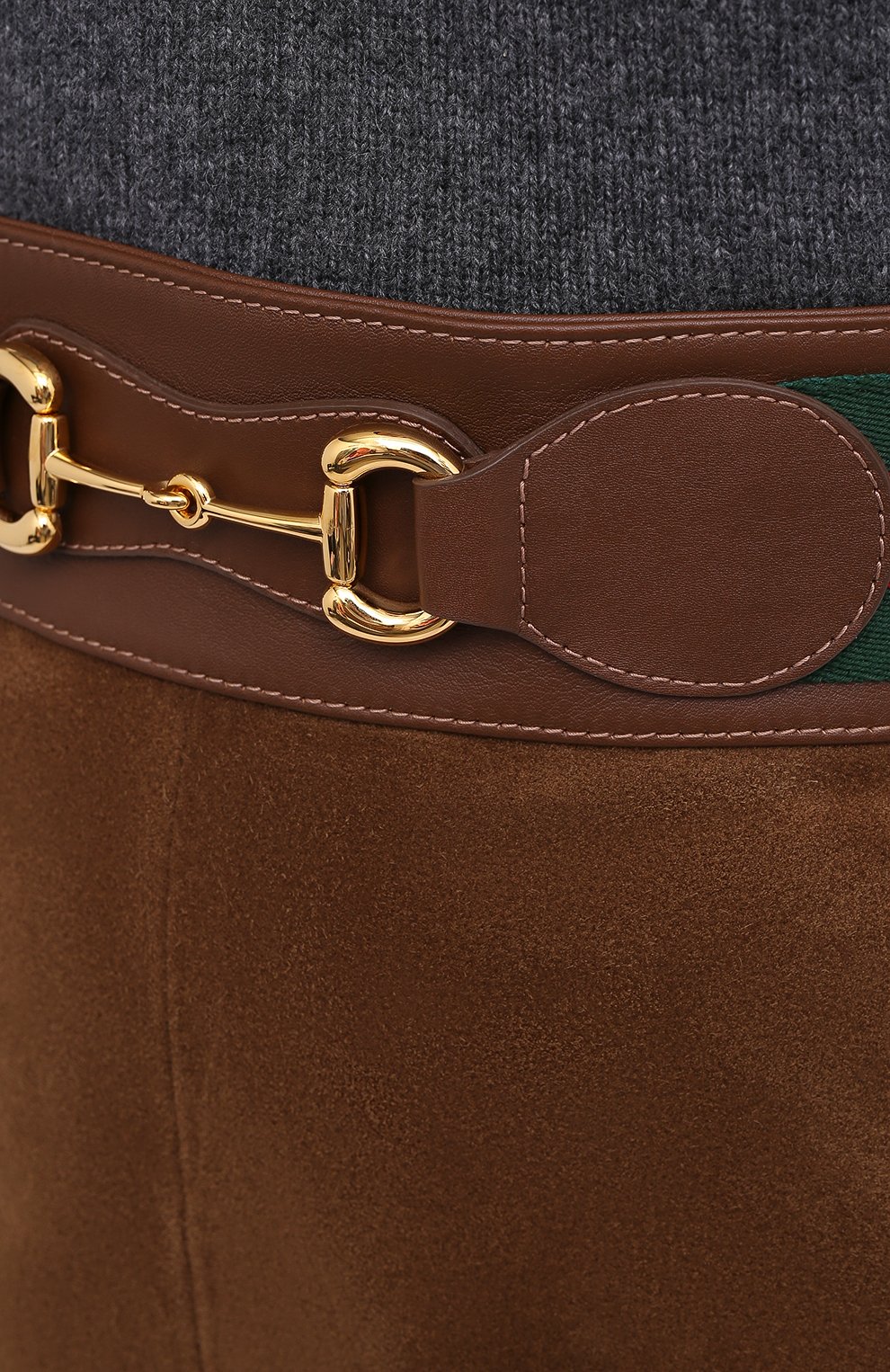 Замшевая юбка GUCCI, арт. 626888/XNAK3, фото 5