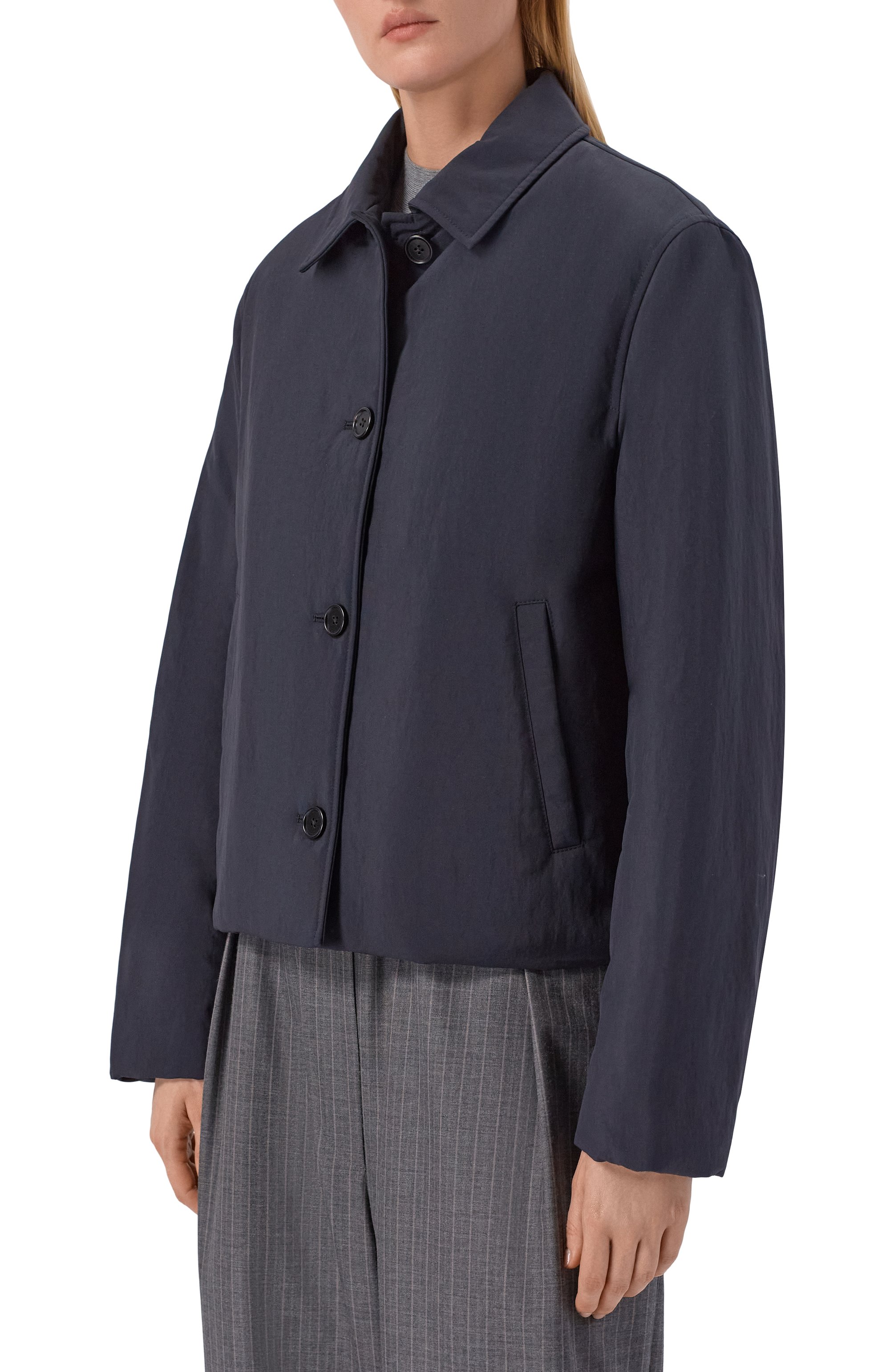 Куртка JIL SANDER темно-синего цвета по цене 241500 руб., арт. J02SW0070/J70240, фото 3 Куртка JIL SANDER, арт. J02SW0070/J70240, фото 3