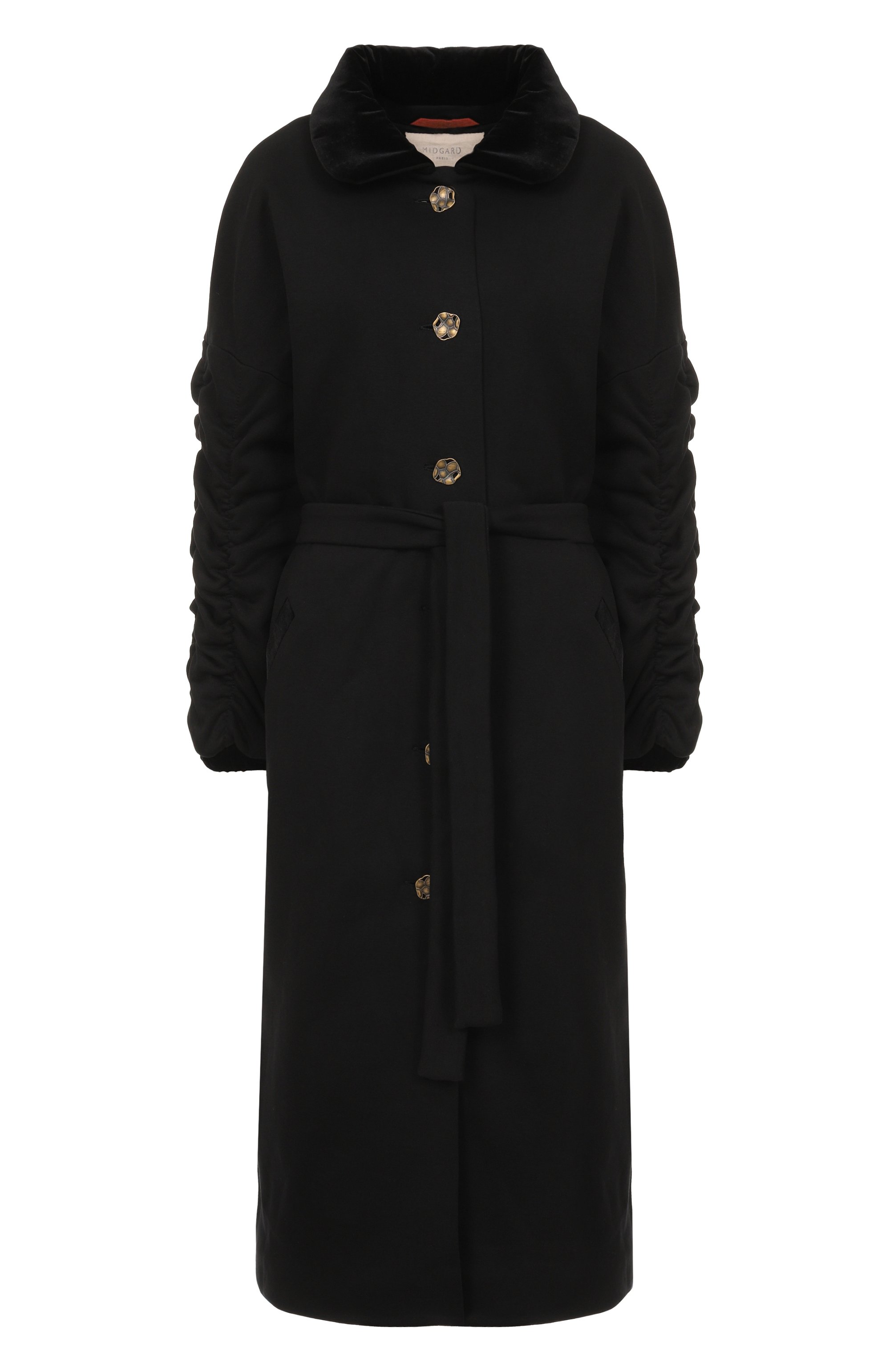 Пальто из хлопка и льна MIDGARD PARIS, арт. CT36CN-OS-BK, фото 1