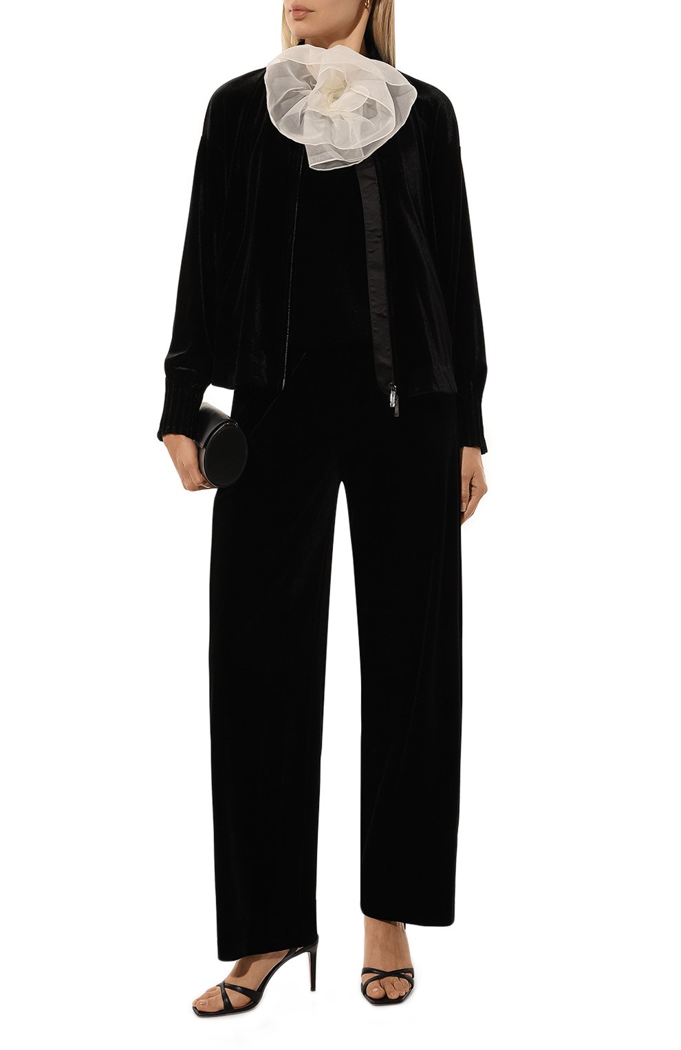 Бархатный топ EMPORIO ARMANI, арт. 6D2K8A/2JIIZ, фото 2