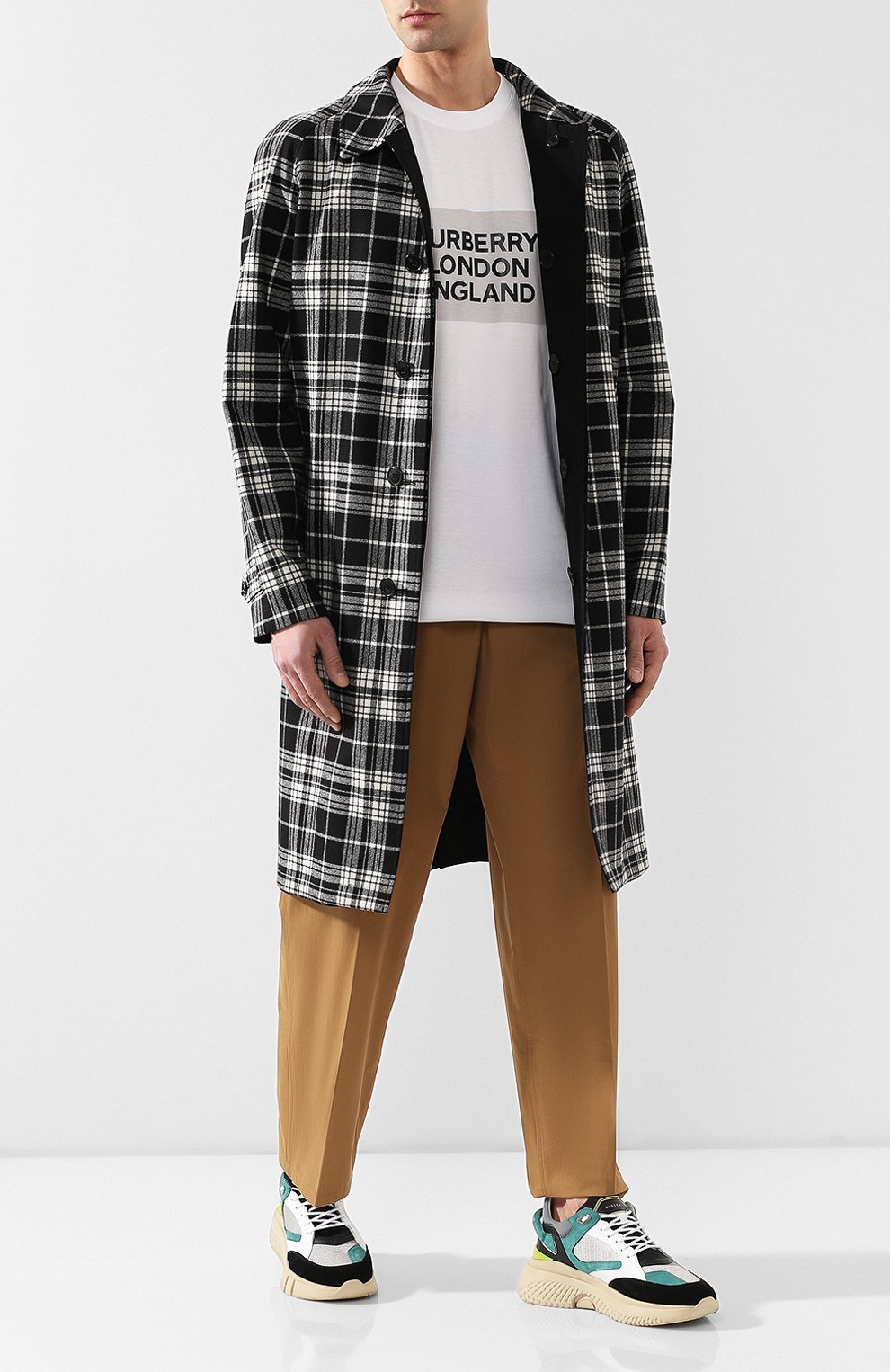 Хлопковая футболка BURBERRY, арт. 4558765, фото 2