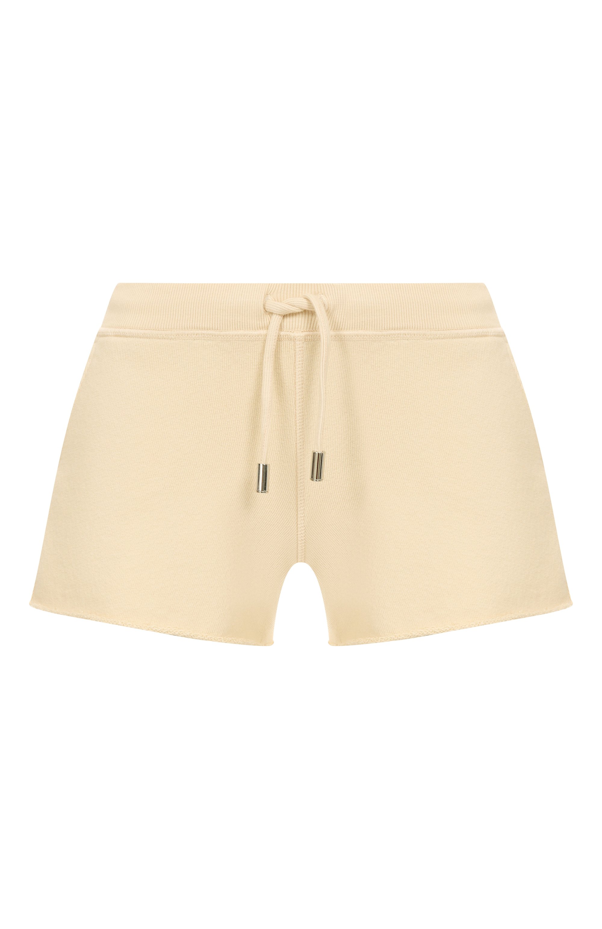 Хлопковые шорты DSQUARED2 кремового цвета по цене 33150 руб., арт. S73MU0239/S25140, фото 1 Хлопковые шорты DSQUARED2, арт. S73MU0239/S25140, фото 1