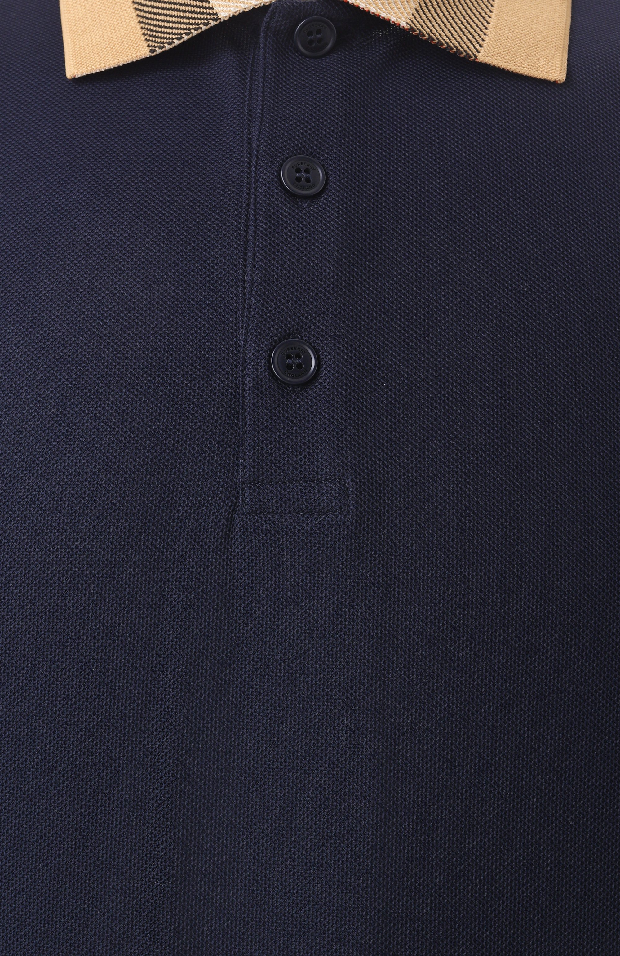 Хлопковое поло BURBERRY, арт. 8072661, фото 6