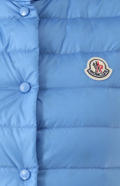 Стеганый пуховый жилет с воротником-стойкой MONCLER, арт. C1-093-48303-99-53048, фото 5