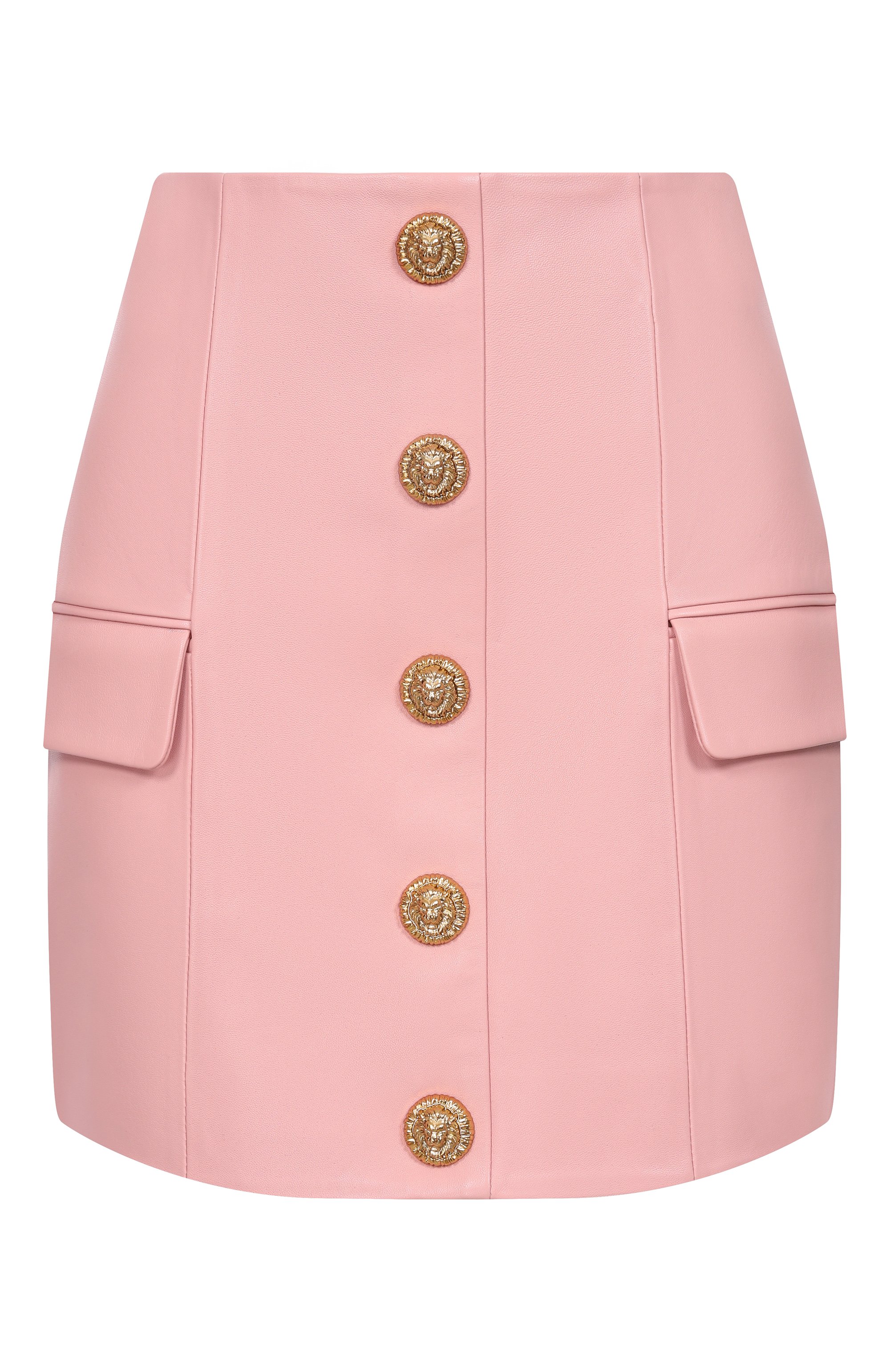 Кожаная юбка BALMAIN, арт. GF1LBB29/LE04, фото 1