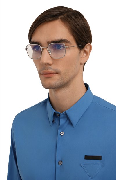 Солнцезащитные очки PRADA кремового цвета по цене 62000 руб., арт. SPR54W-E05Q-FE08N-052, фото 2 Солнцезащитные очки PRADA, арт. SPR54W-E05Q-FE08N-052, фото 2