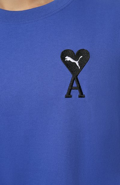 Хлопковая футболка puma x ami PUMA, арт. 53407093, фото 5