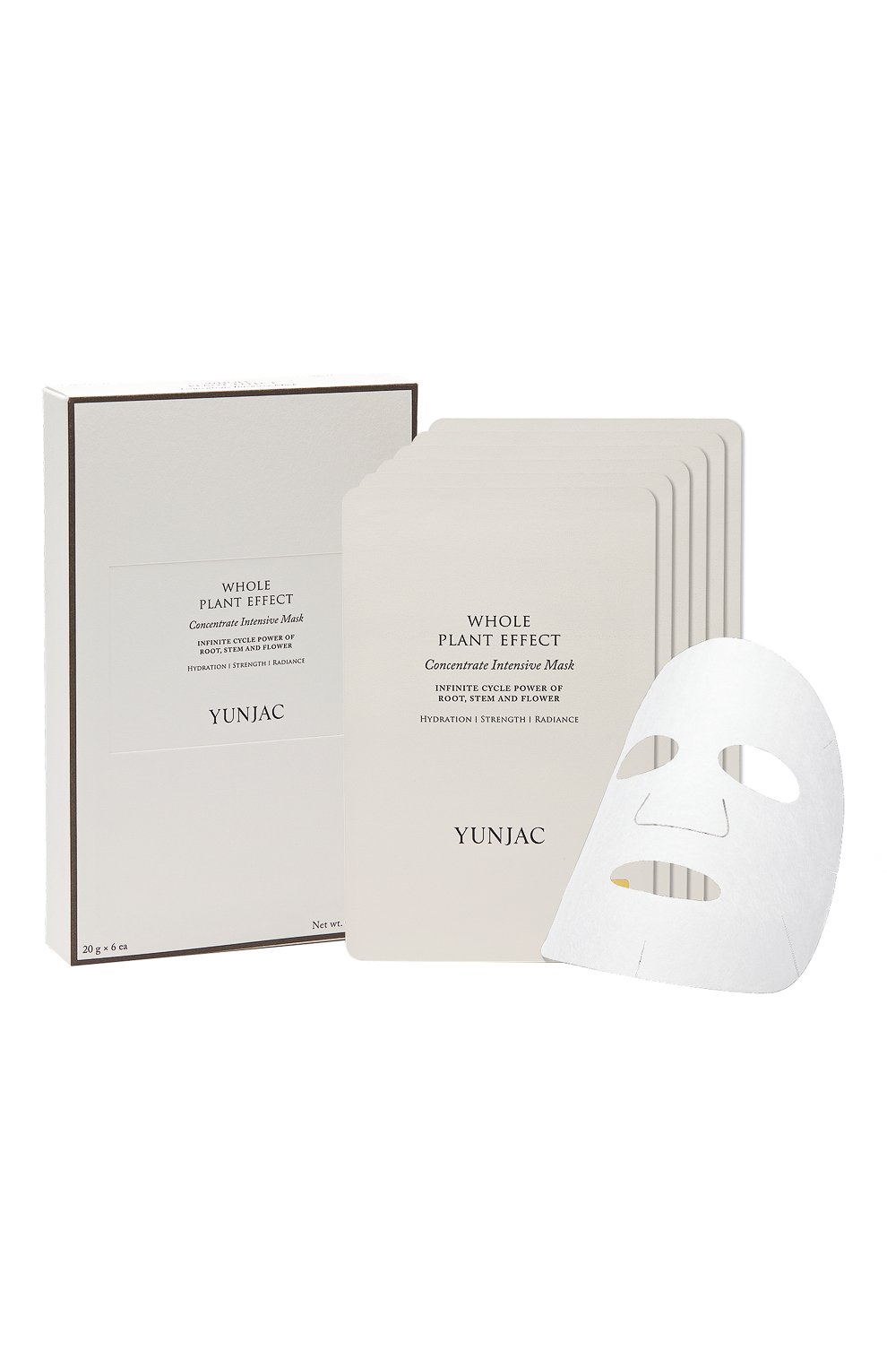 Интенсивная маска для лица whole plant effect concentrate intensive mask (6x20g) YUNJAC, арт. 8809603904539, фото 1