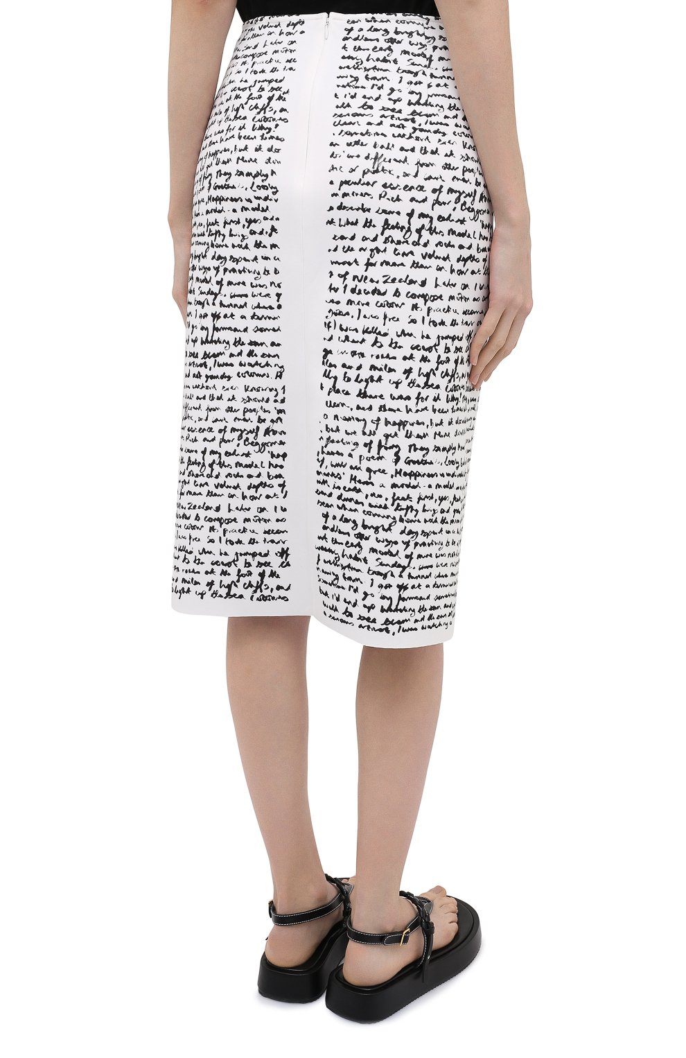 Юбка DRIES VAN NOTEN черно-белого цвета по цене 37300 руб., арт. 211-10829-2097, фото 4 Юбка DRIES VAN NOTEN, арт. 211-10829-2097, фото 4
