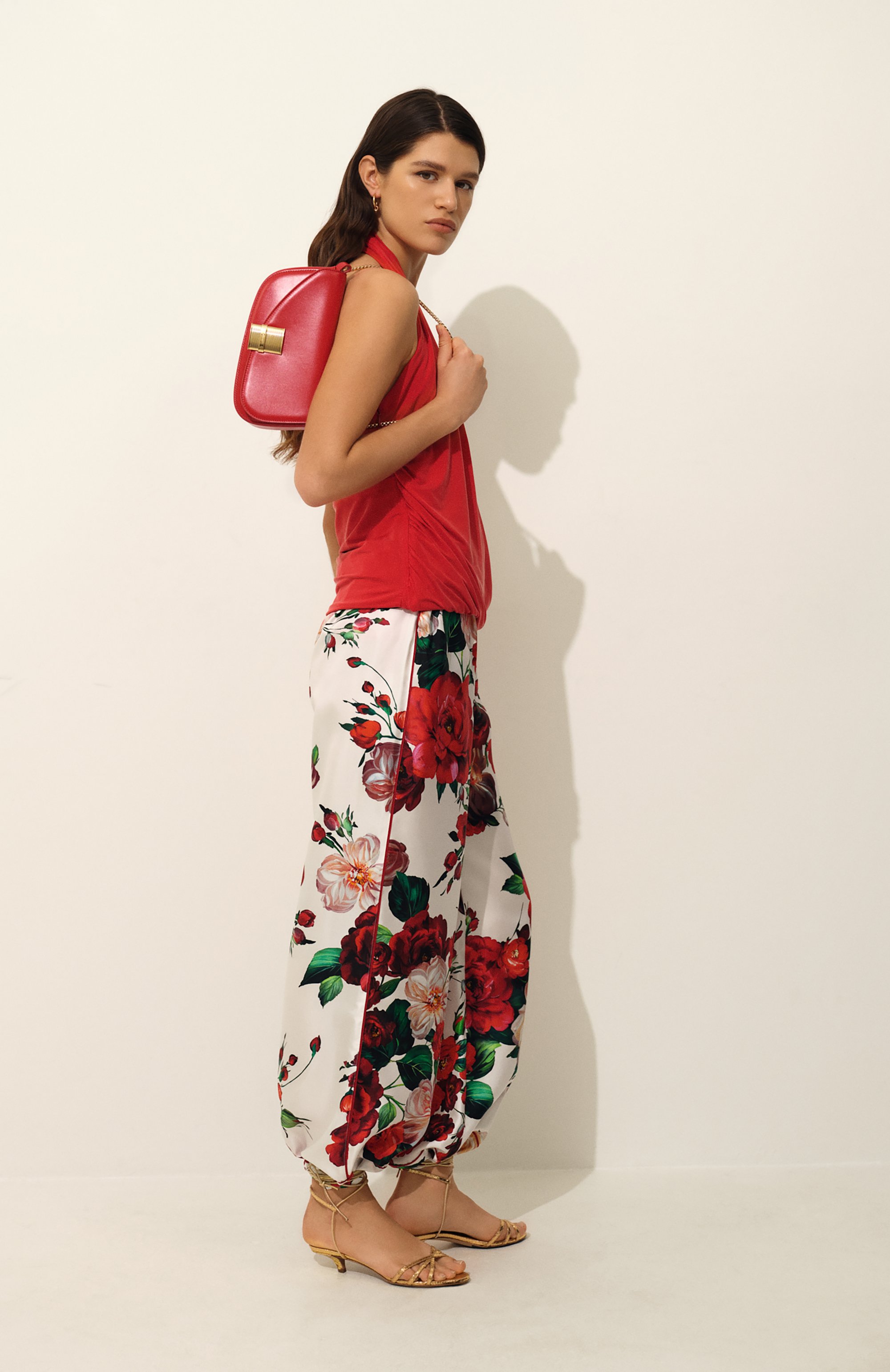 Шелковые брюки DOLCE & GABBANA, арт. FTAMPT/IS1ZD, фото 7