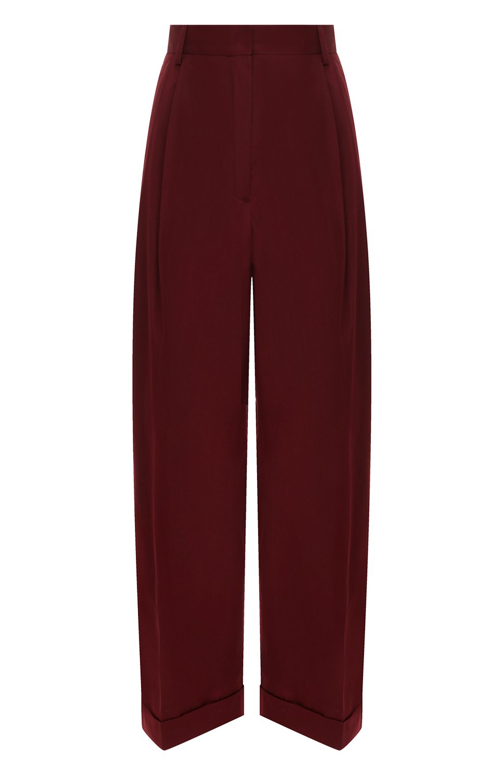 Хлопковые брюки DRIES VAN NOTEN бордового цвета по цене 56750 руб., арт. 010912-8255, фото 1 Хлопковые брюки DRIES VAN NOTEN, арт. 010912-8255, фото 1