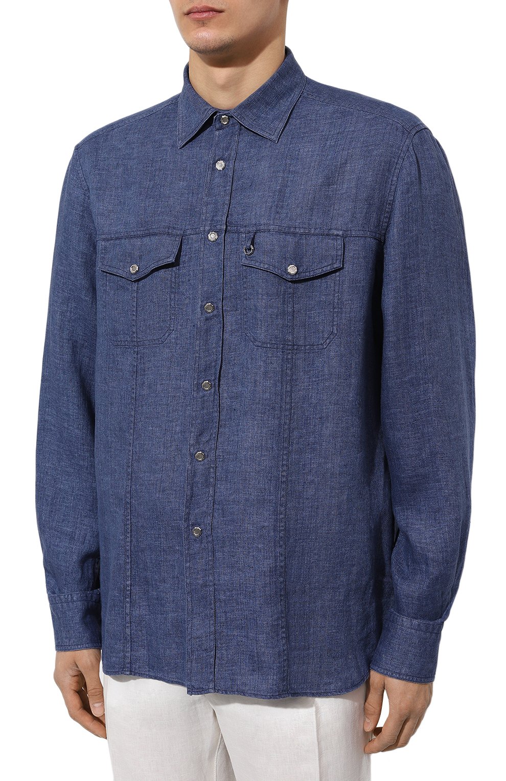 Льняная рубашка STEFANO RICCI, арт. MC007067/TX0001, фото 3