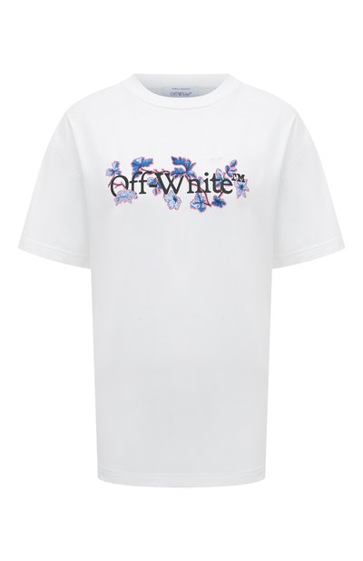 Женская хлопковая футболка OFF-WHITE, арт. 0WAA089F24JER003