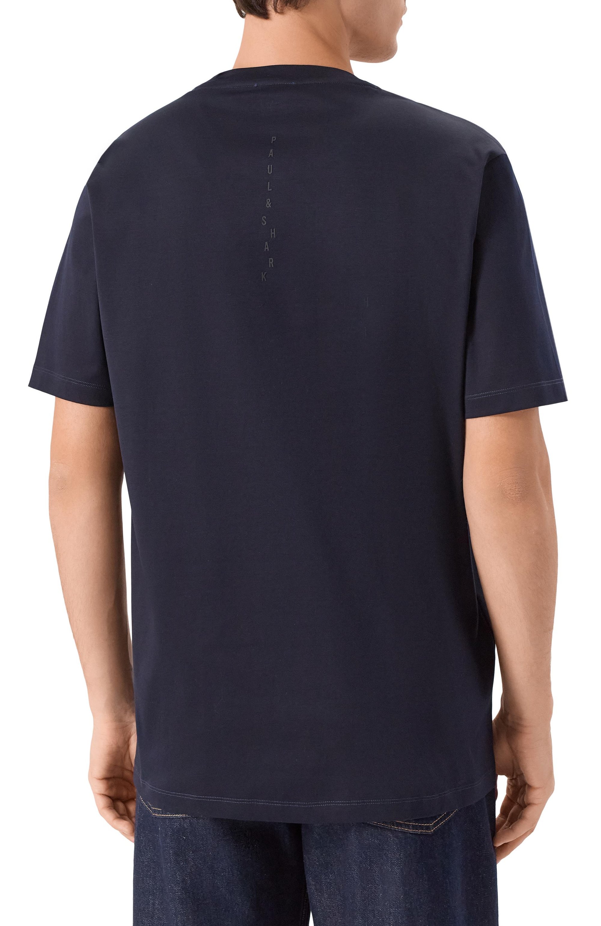 Хлопковая футболка PAUL&SHARK, арт. 15311622, фото 4