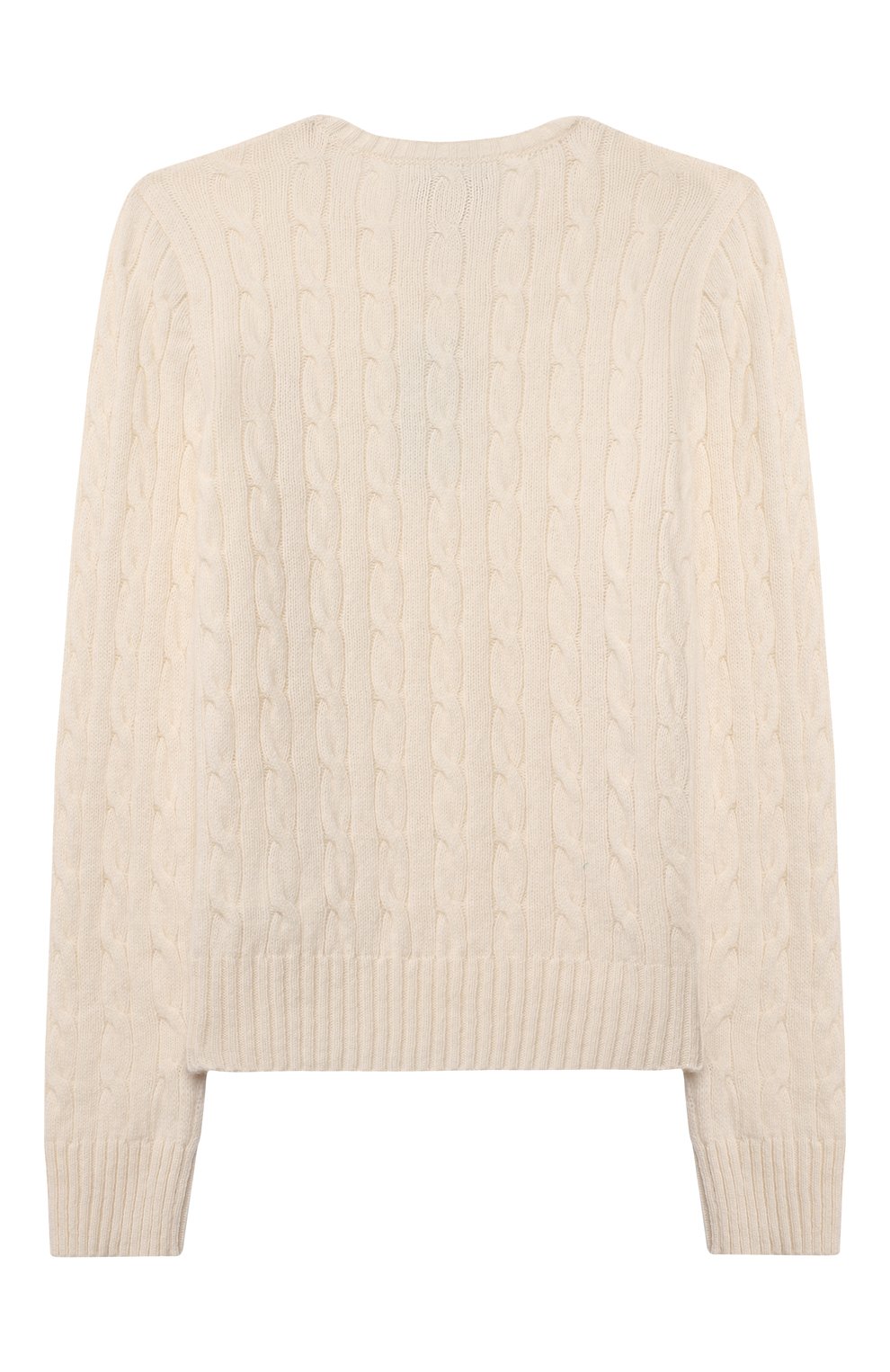 Шерстяной пуловер RALPH LAUREN кремового цвета по цене 16300 руб., арт. 313702223, фото 2 Шерстяной пуловер RALPH LAUREN, арт. 313702223, фото 2