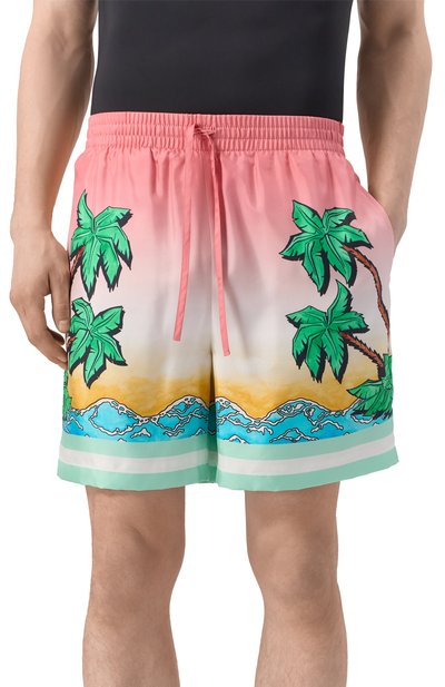 Шелковые шорты CASABLANCA, арт. MS25TR01205, фото 3