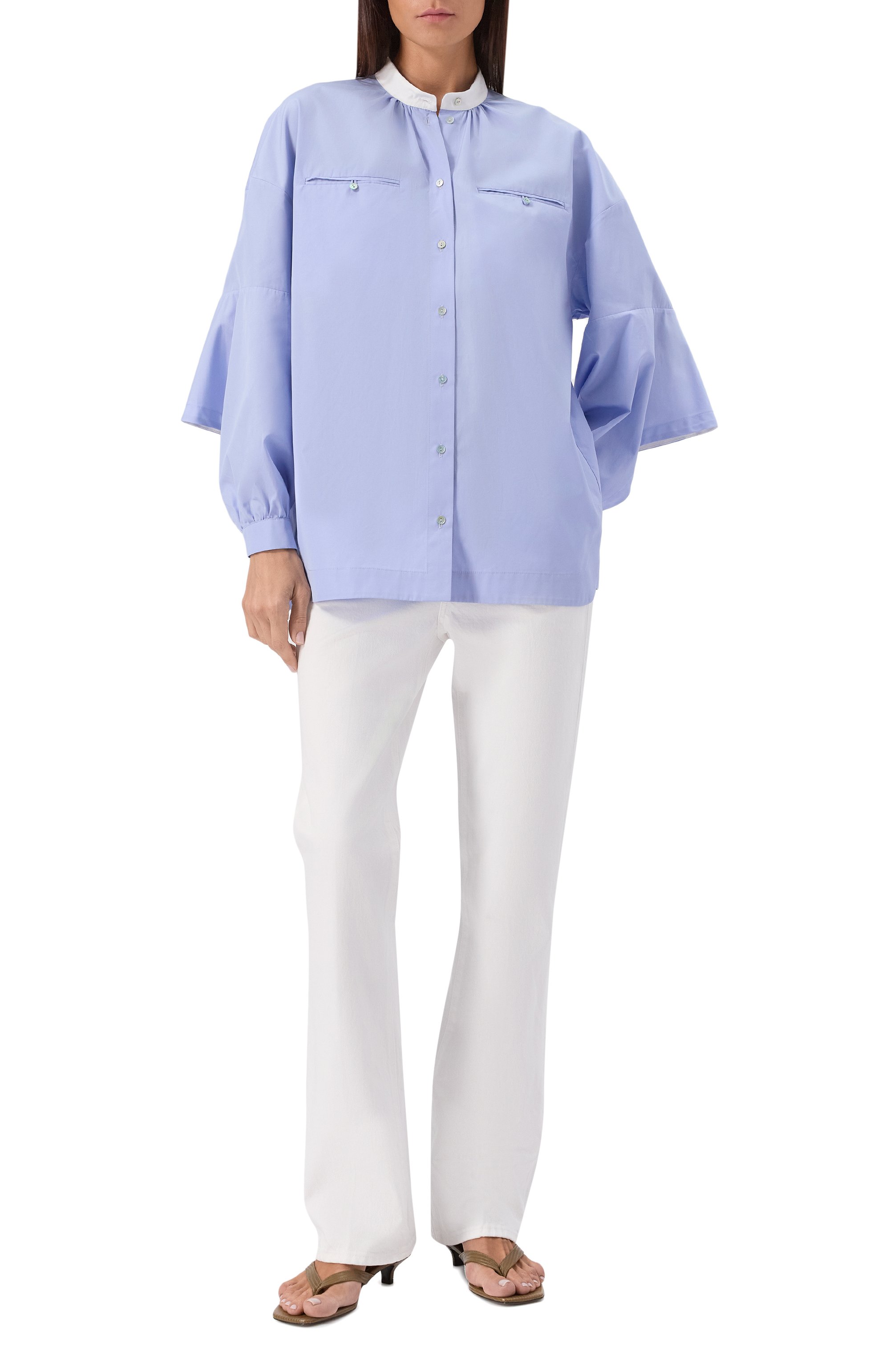 Хлопковая рубашка FREEAGE, арт. WS25.BL015.1080.401, фото 2