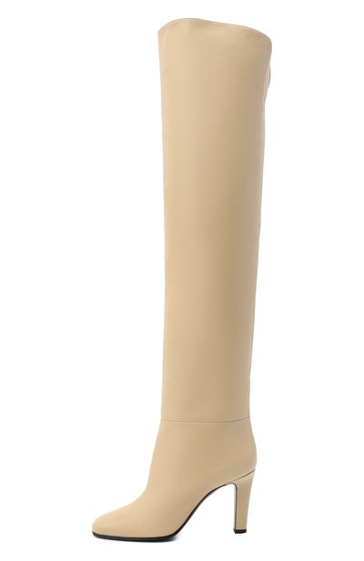 Кожаные ботфорты jane SAINT LAURENT, арт. 632607/1Y800, фото 3