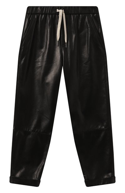 Кожаные брюки BRUNELLO CUCINELLI, арт. BPNGIP223B