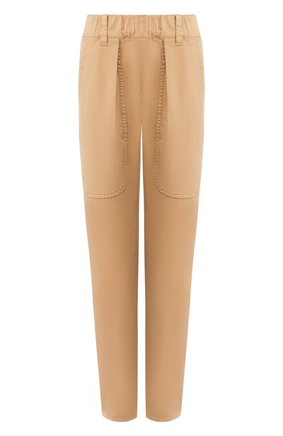 Женские хлопковые брюки BRUNELLO CUCINELLI, арт. MA081P5509