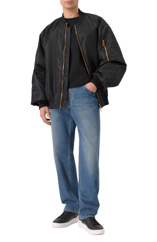 Бомбер Balmain GH1TFB40/XL46 Чёрный  GH1TFB40/XL46 Фото 2