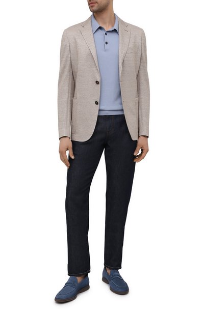 Замшевые лоферы MORESCHI, арт. 43810/GP/CR0AZIA/F.NAPPA, фото 2