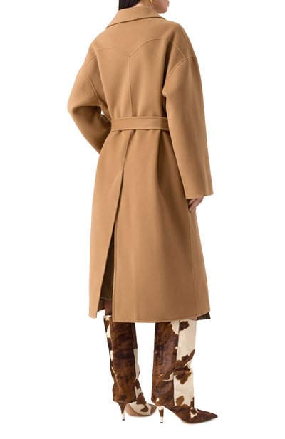 Пальто из шерсти и шелка NANUSHKA, арт. NW20CR0W00874, фото 4