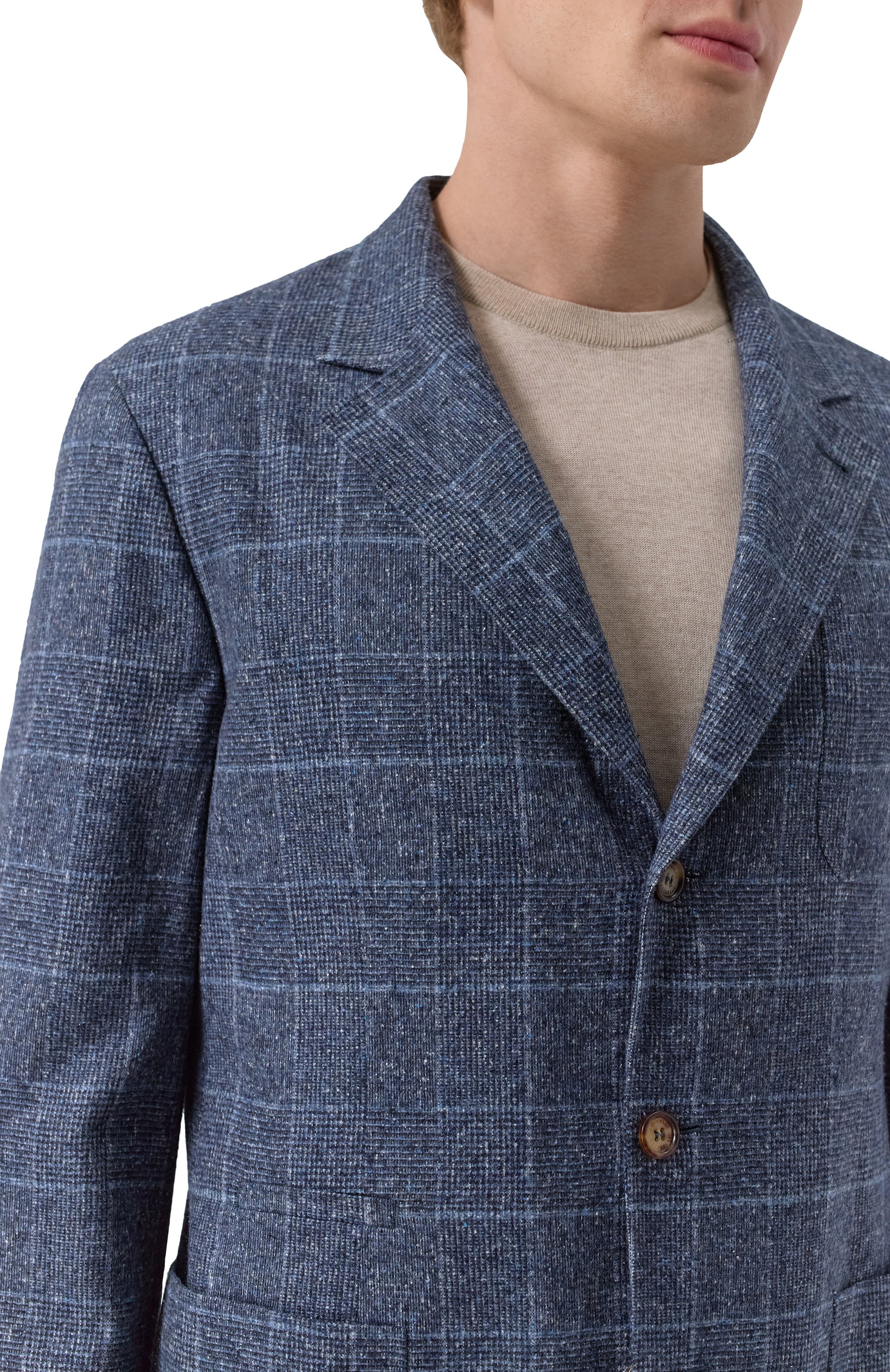 Пиджак из шелка и шерсти BRUNELLO CUCINELLI, арт. MY4667BND, фото 7