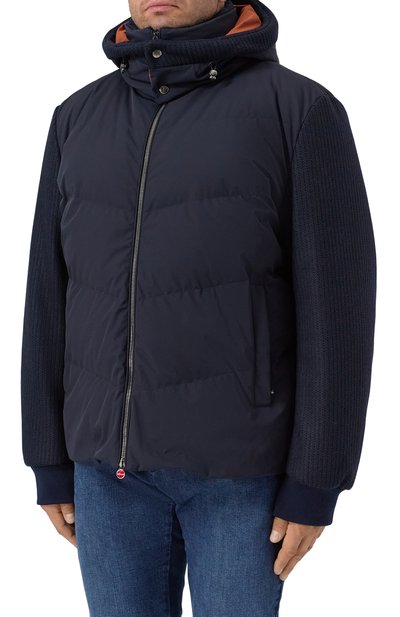 Комбинированная куртка KITON, арт. UW2258V0441H02, фото 3