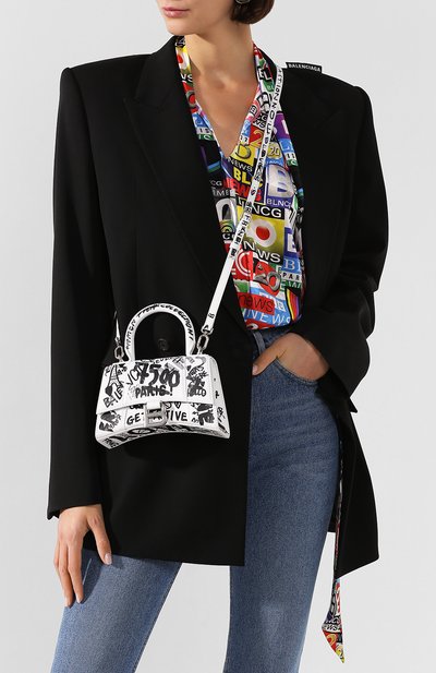 Сумка hourglass xs BALENCIAGA, арт. 592833/1BWHY, фото 5