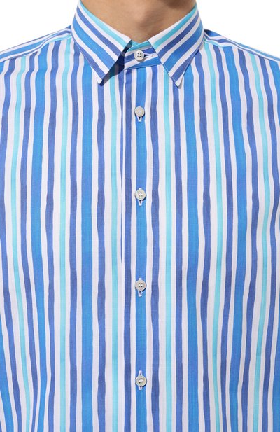 Хлопковая рубашка ZILLI, арт. LINA01M010084068R, фото 5