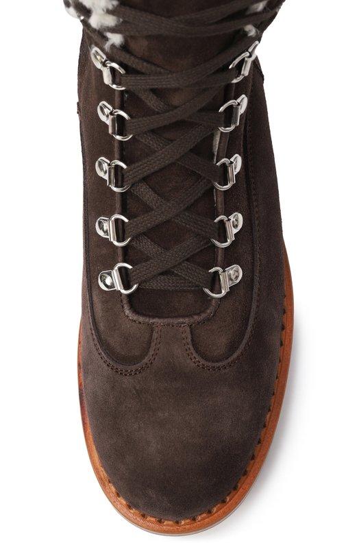 Замшевые ботинки Kiton D58812N0113605 Коричневый  D58812N0113605 Фото 6