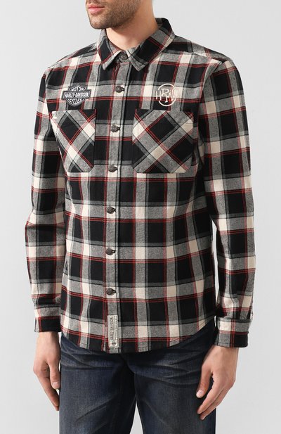 Хлопковая рубашка garage HARLEY-DAVIDSON, арт. 96106-20VM, фото 3