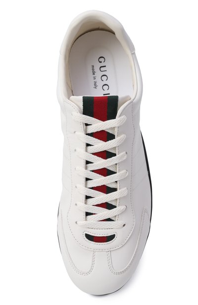 Кожаные кеды shift GUCCI белого цвета по цене 121500 руб., арт. 857018/AAFUH, фото 5 Кожаные кеды shift GUCCI, арт. 857018/AAFUH, фото 5