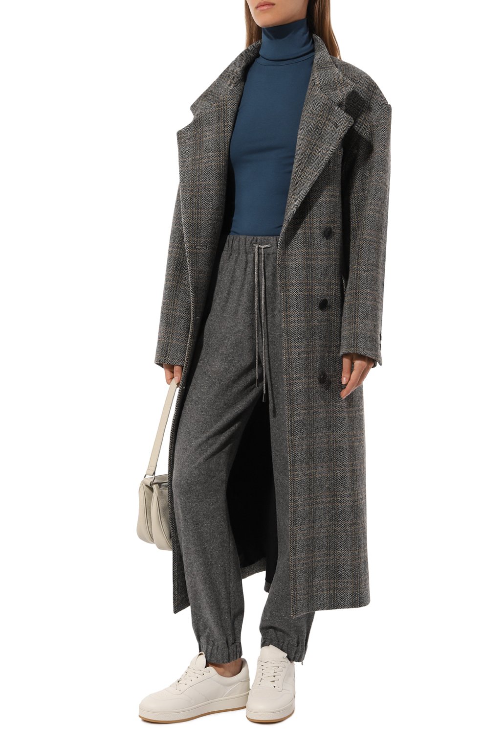 Джоггеры из шерсти и шелка ANTONELLI FIRENZE, арт. M8204/883C, фото 2