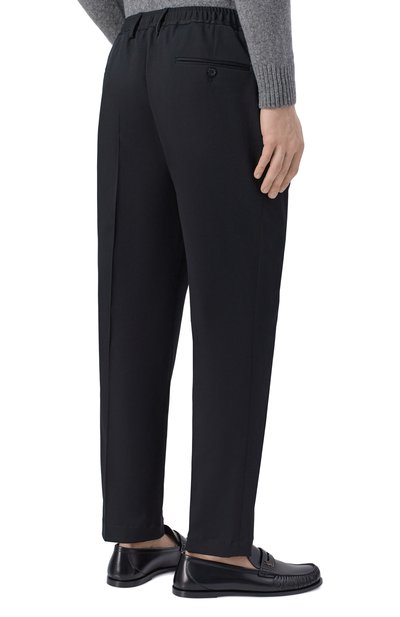 Шерстяные брюки DOLCE & GABBANA черного цвета по цене 89950 руб., арт. GW13ET/FUBGZ, фото 4 Шерстяные брюки DOLCE & GABBANA, арт. GW13ET/FUBGZ, фото 4