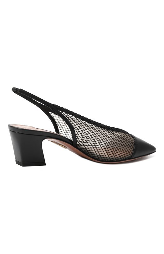 Туфли Margot 50 Aquazzura MRHMIDL0/MHN Чёрный  MRHMIDL0/MHN Фото 5