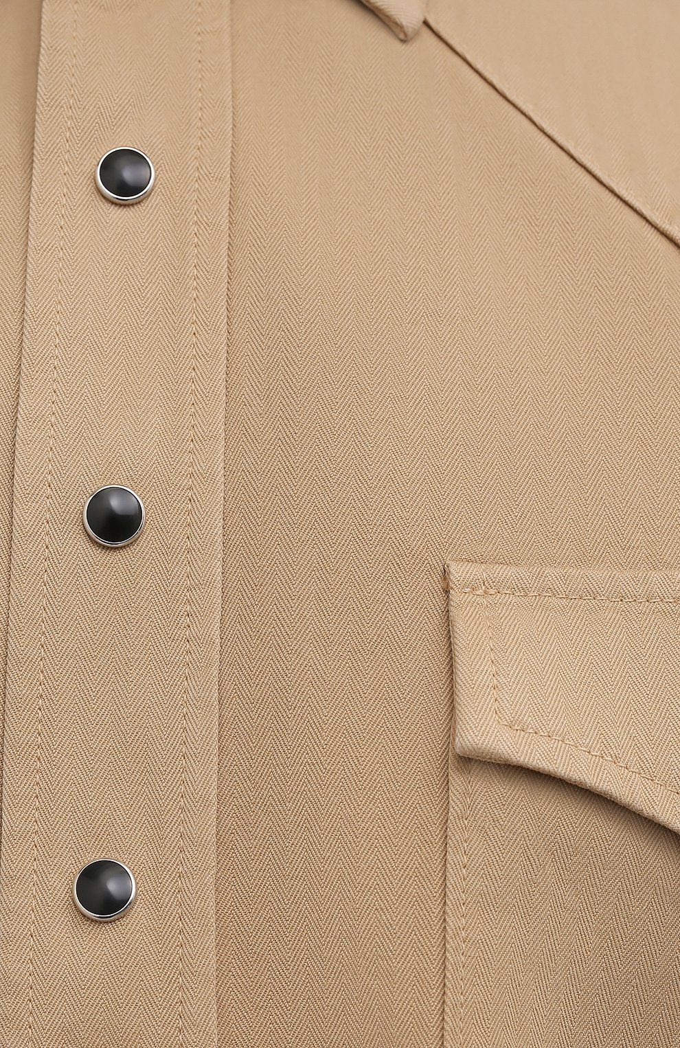 Хлопковая рубашка SAINT LAURENT, арт. 597059/Y27BB, фото 5