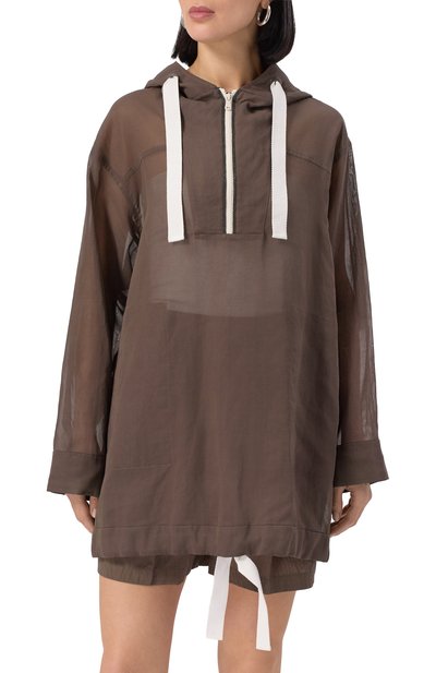 Хлопковый анорак BRUNELLO CUCINELLI, арт. MH9117780, фото 3