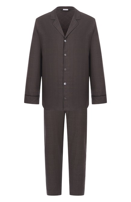 Мужская пижама из хлопка и шерсти ZIMMERLI, арт. 4600-21001