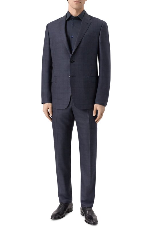 Хлопковая сорочка Giampaolo 908/TS44337 Синий  908/TS44337 Фото 2