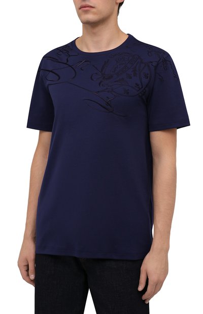 Хлопковая футболка BERLUTI, арт. R21JRS65-001, фото 3