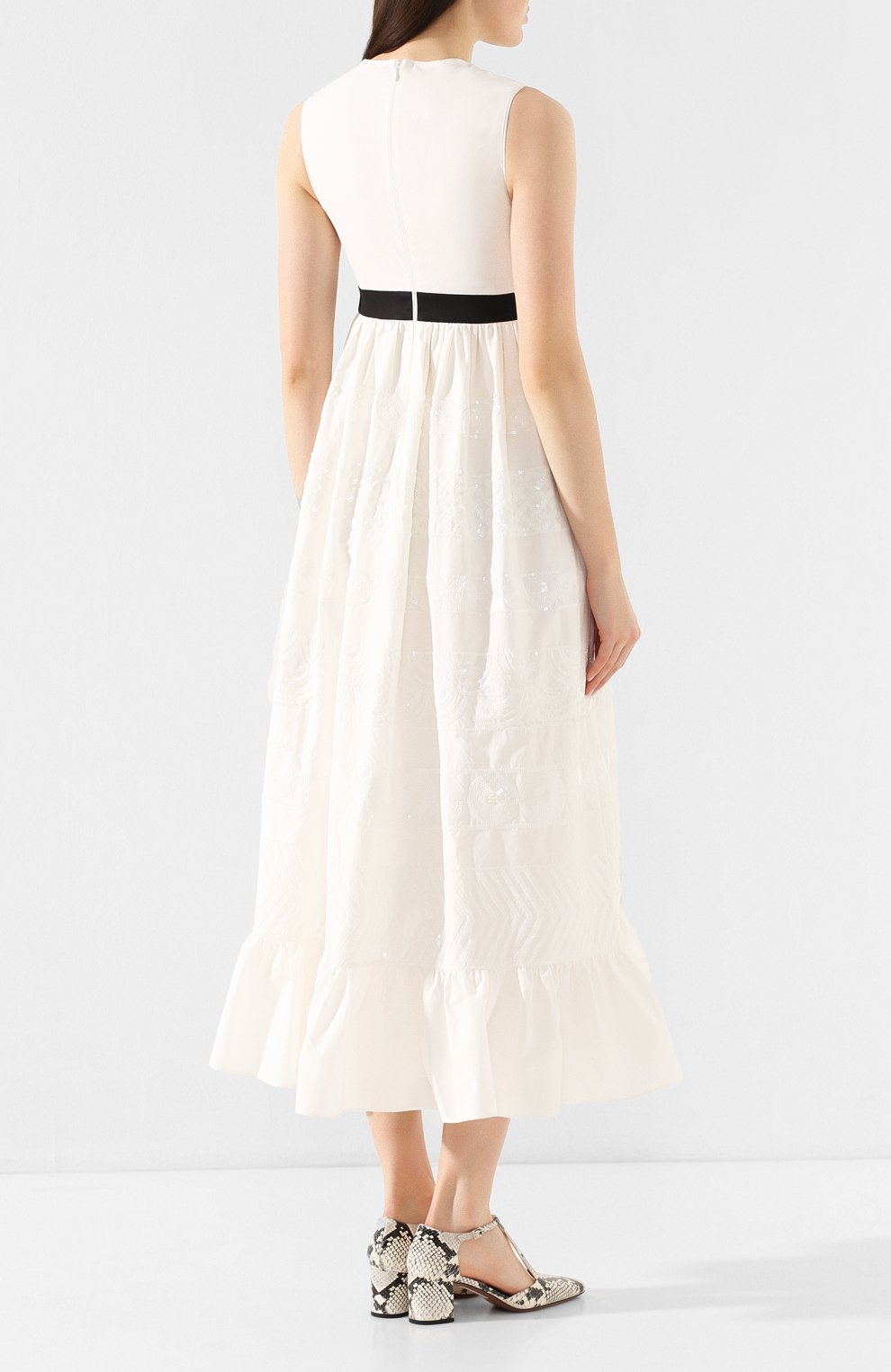 Хлопковое платье REDVALENTINO, арт. TR0VA11R/51Q, фото 4