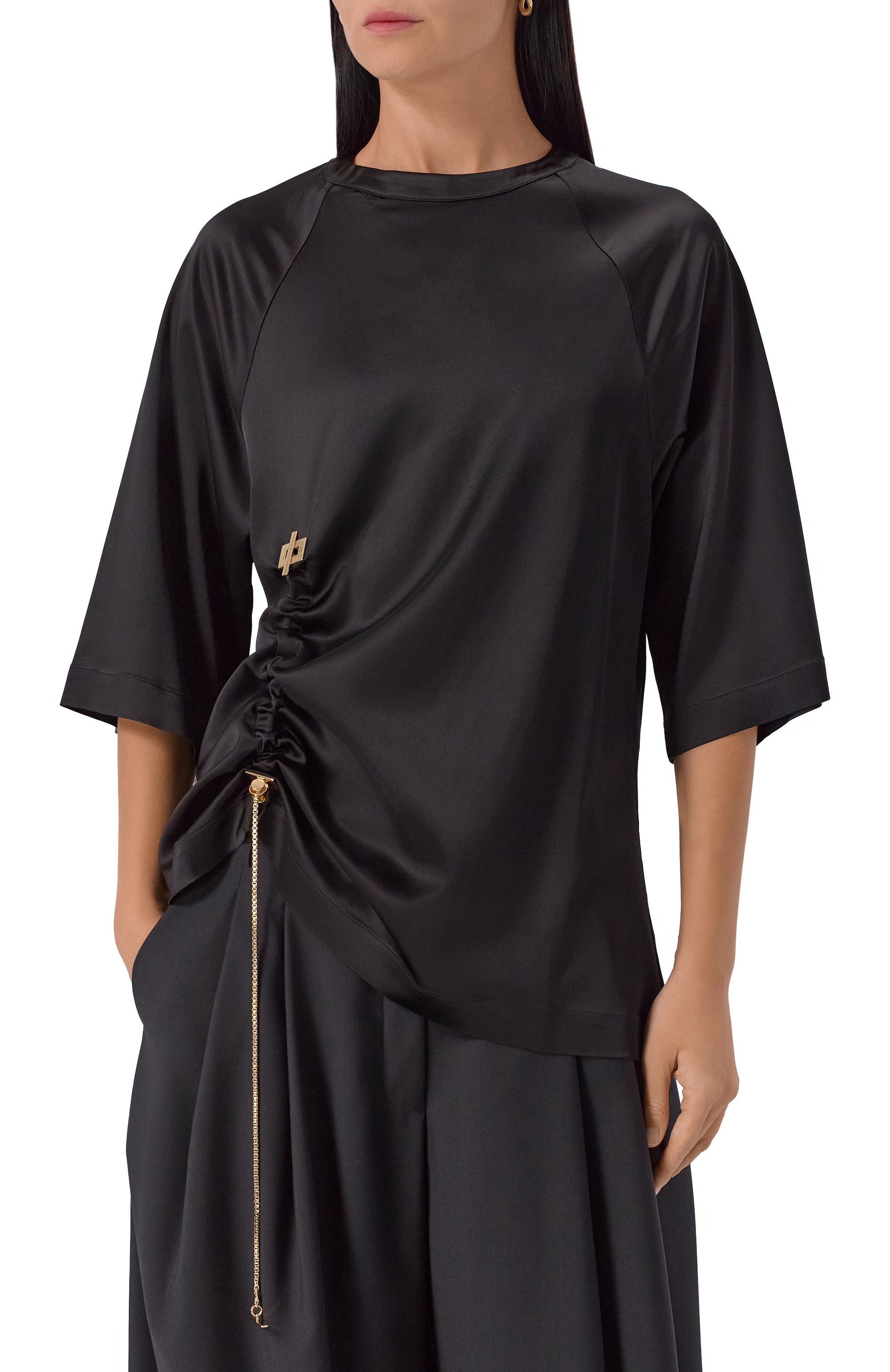 Атласный топ DANAME, арт. 725FW7703A, фото 3