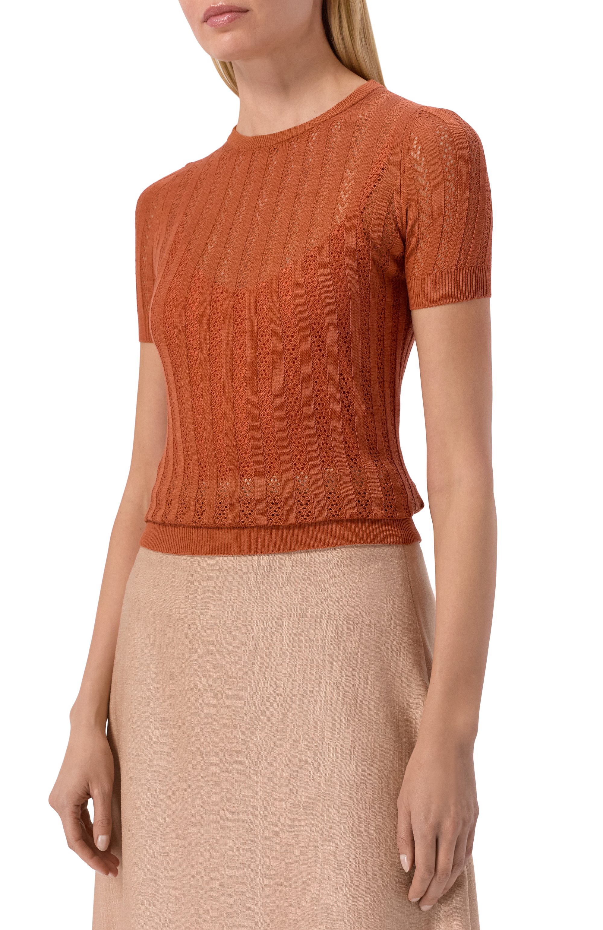 Пуловер из шелка и хлопка MVST, арт. M26.CSW.K431/G0NG, фото 3