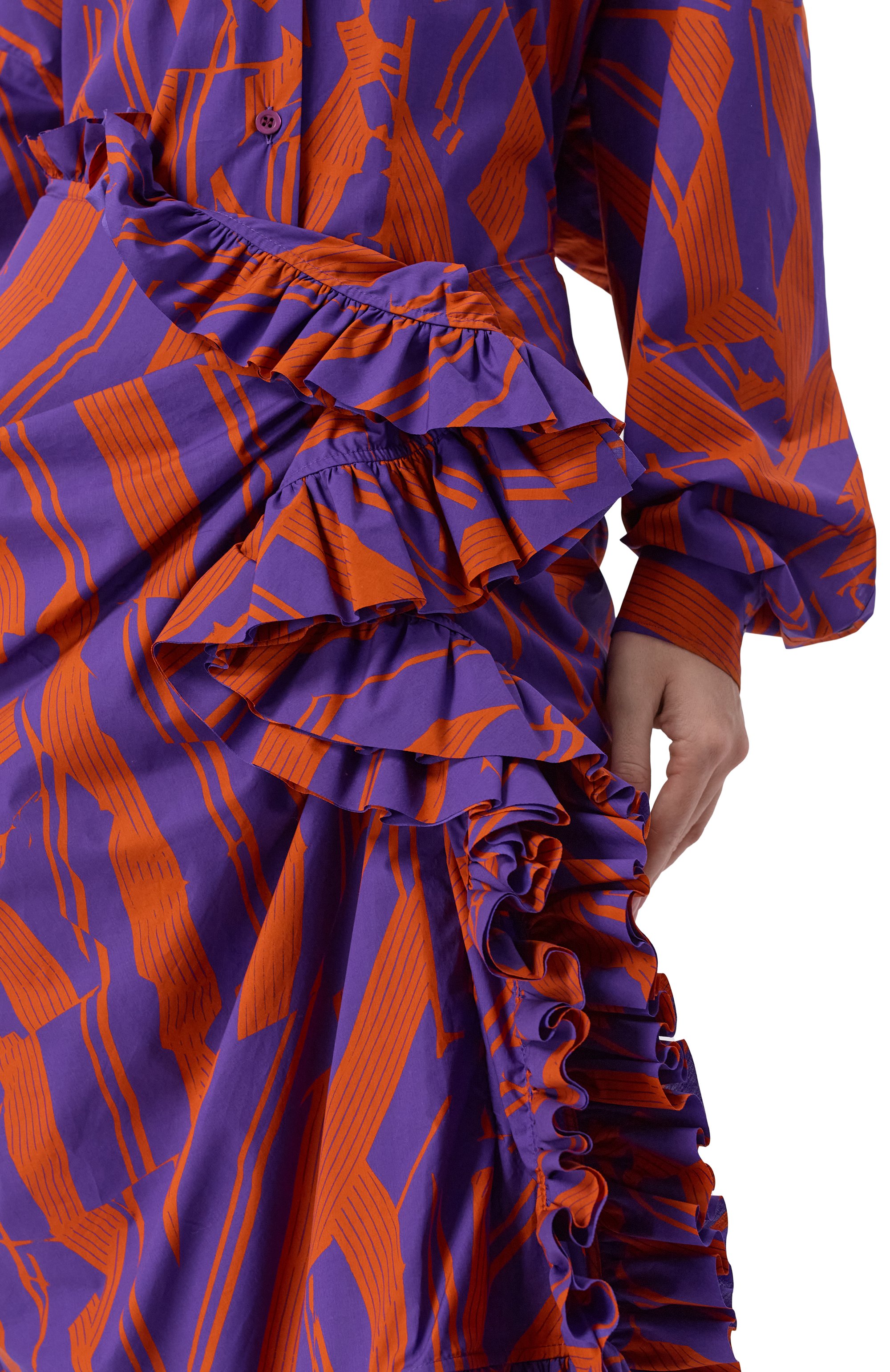 Хлопковая юбка DRIES VAN NOTEN, арт. 130813/3003, фото 5