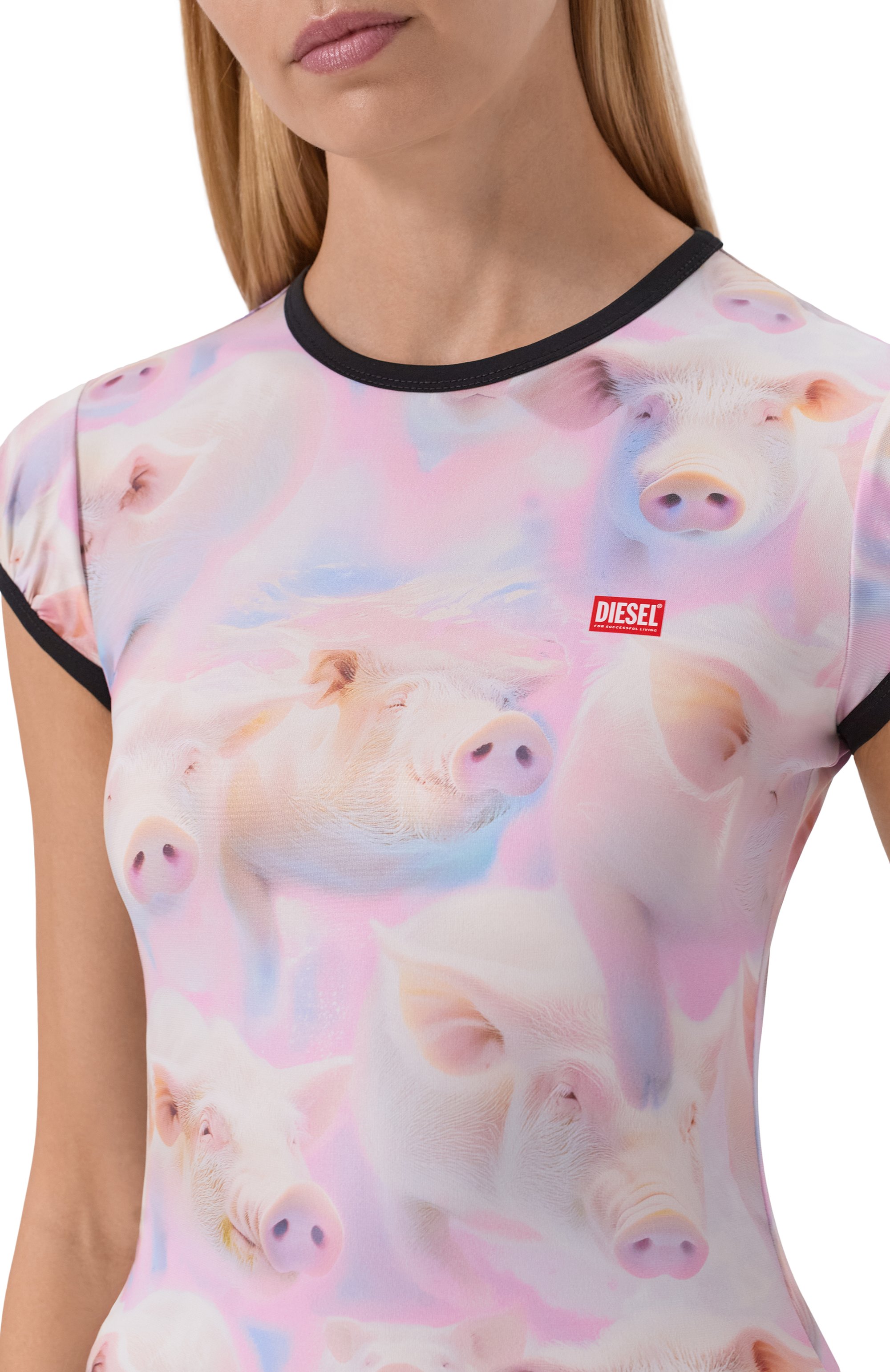 Хлопковая футболка DIESEL, арт. A21022/0IHBS, фото 5