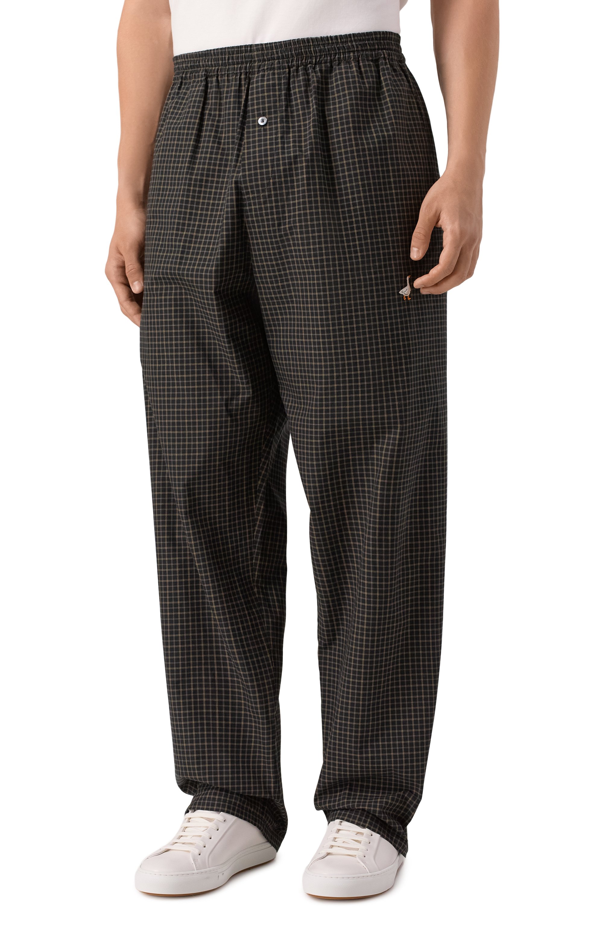 Хлопковые брюки MOSCHINO, арт. A0345/5248, фото 3