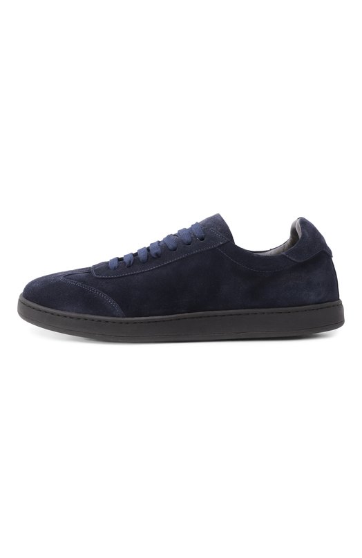 Замшевые кеды Corneliani 26TM59-2620932 Синий  26TM59-2620932 Фото 4