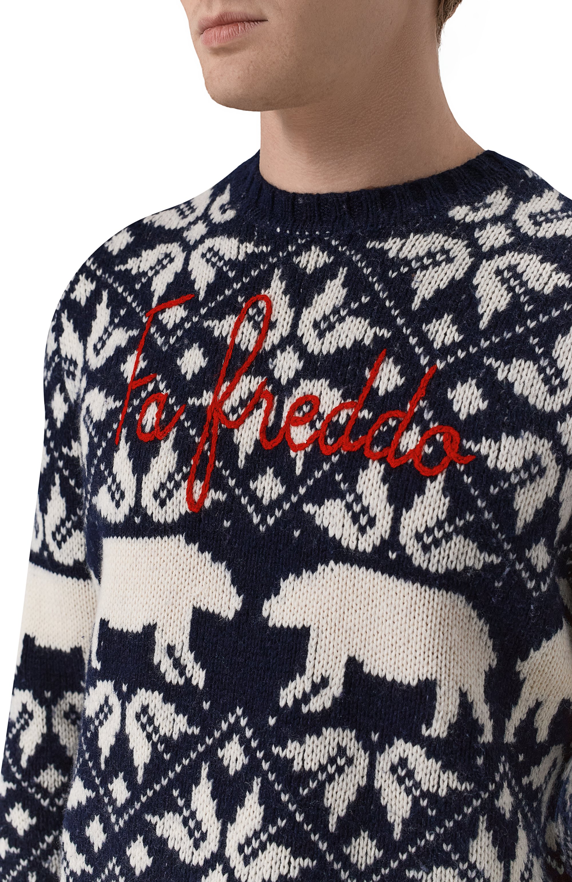 Свитер из шерсти и вискозы MC2 SAINT BARTH, арт. B0MBARDIN0 P/00993C, фото 5